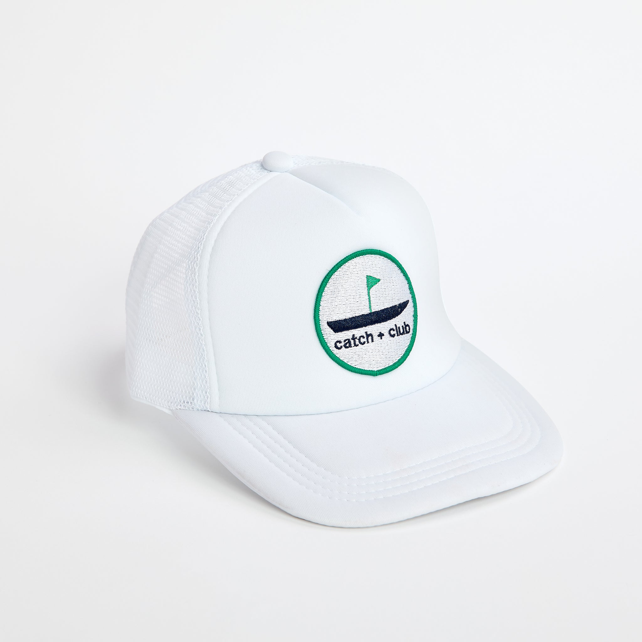 Trucker Hat White Catch + Club