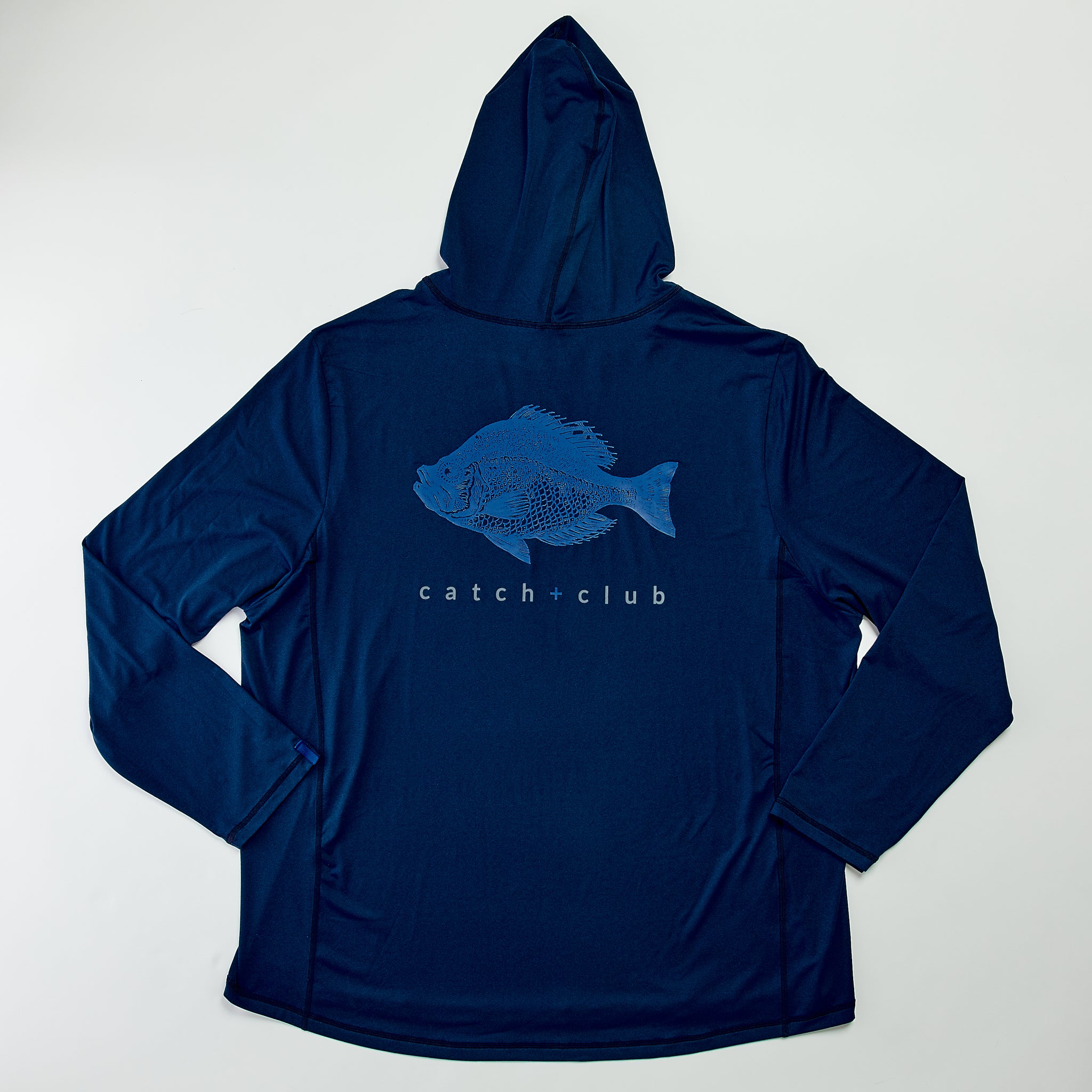 Performance Hoodie Navy Catch + Club