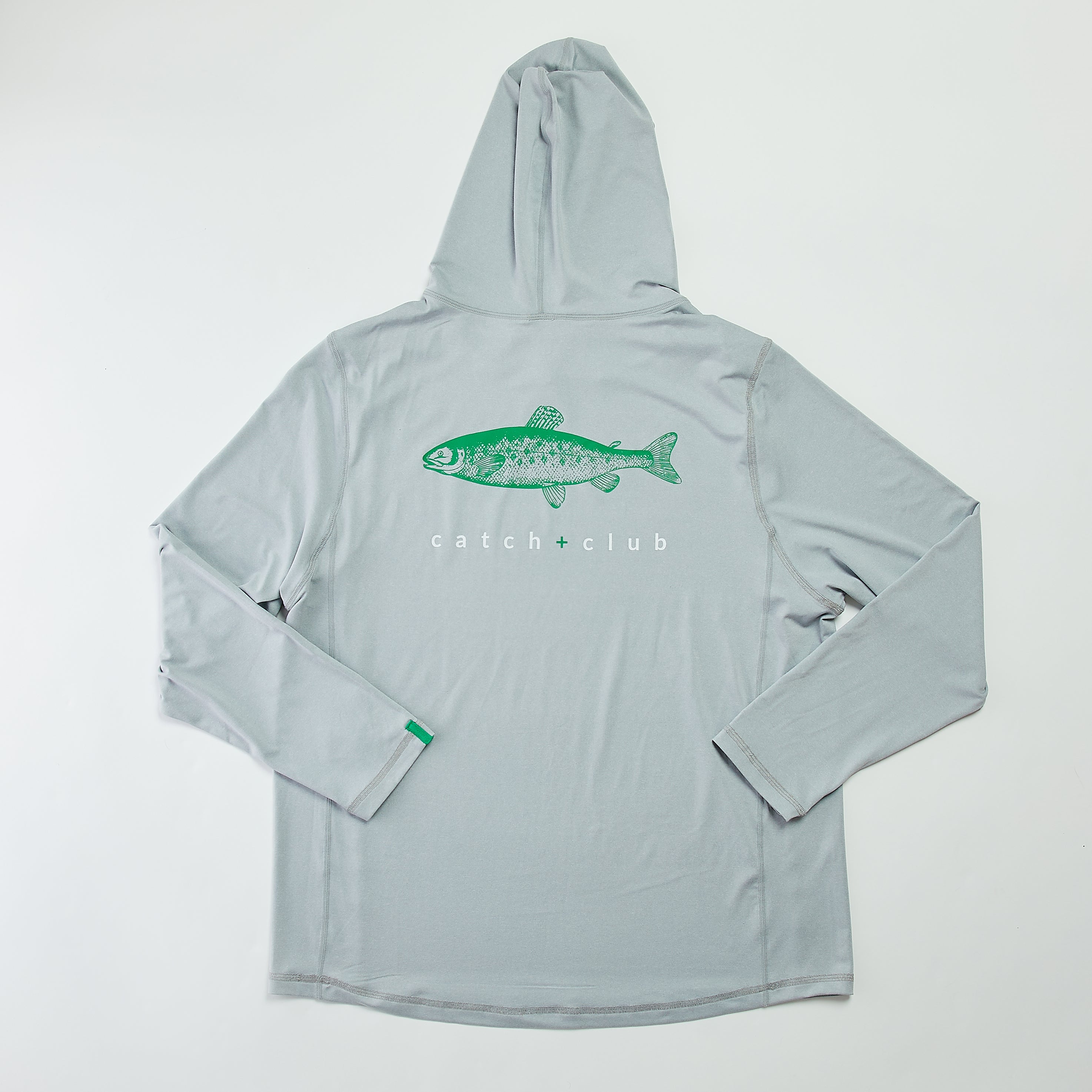Performance Hoodie Grey Catch + Club