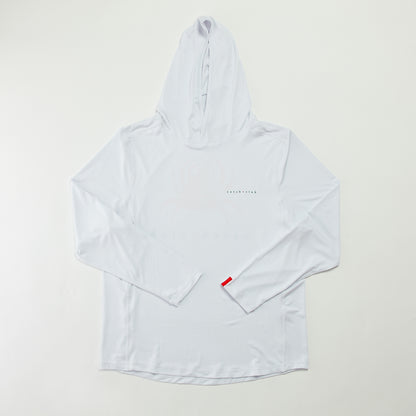 Performance Hoodie White Catch + Club