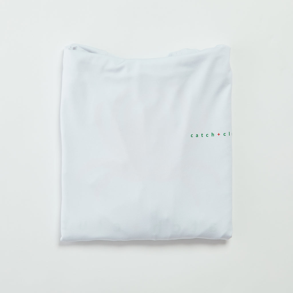 Performance Hoodie White Catch + Club