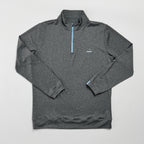 1/4 Zip Pullover Charcoal Catch + Club