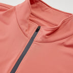 1/4 Zip Pullover Light Rust Catch + Club