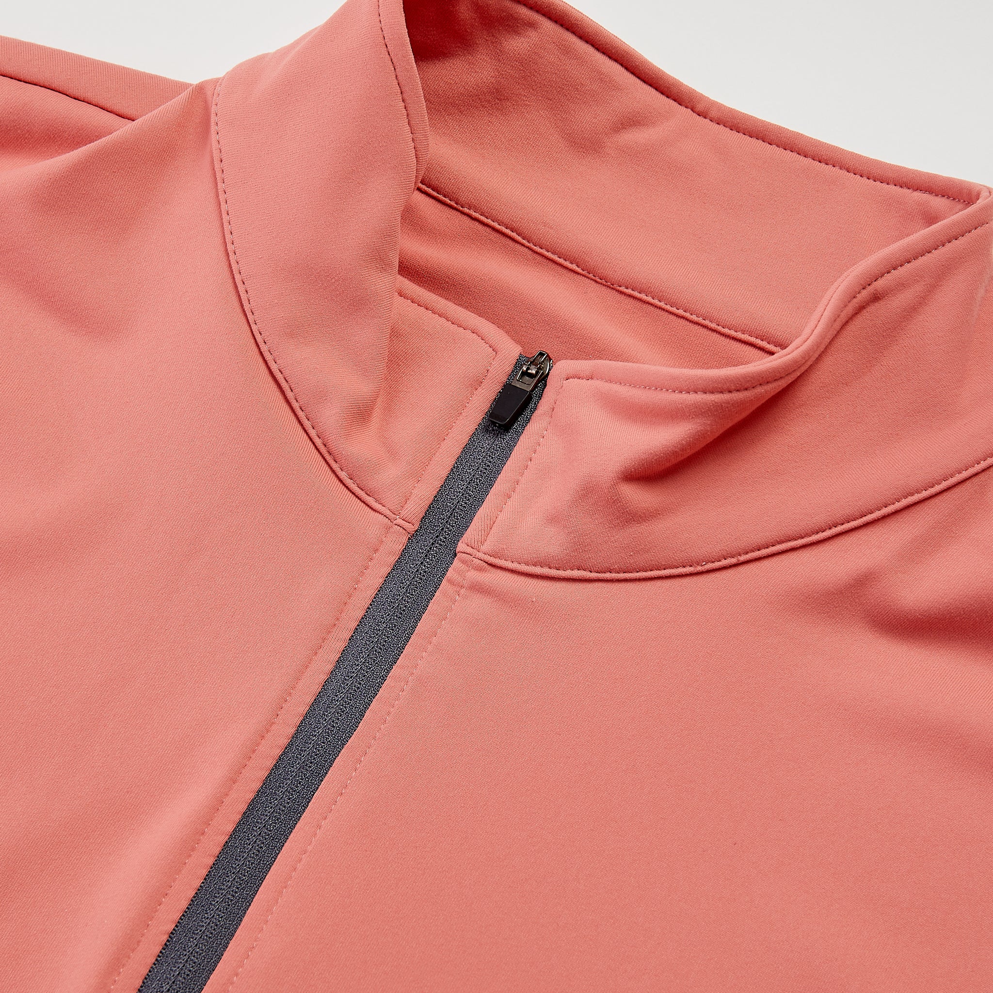 1/4 Zip Pullover Light Rust Catch + Club