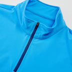 1/4 Zip Pullover Sky Blue Catch + Club