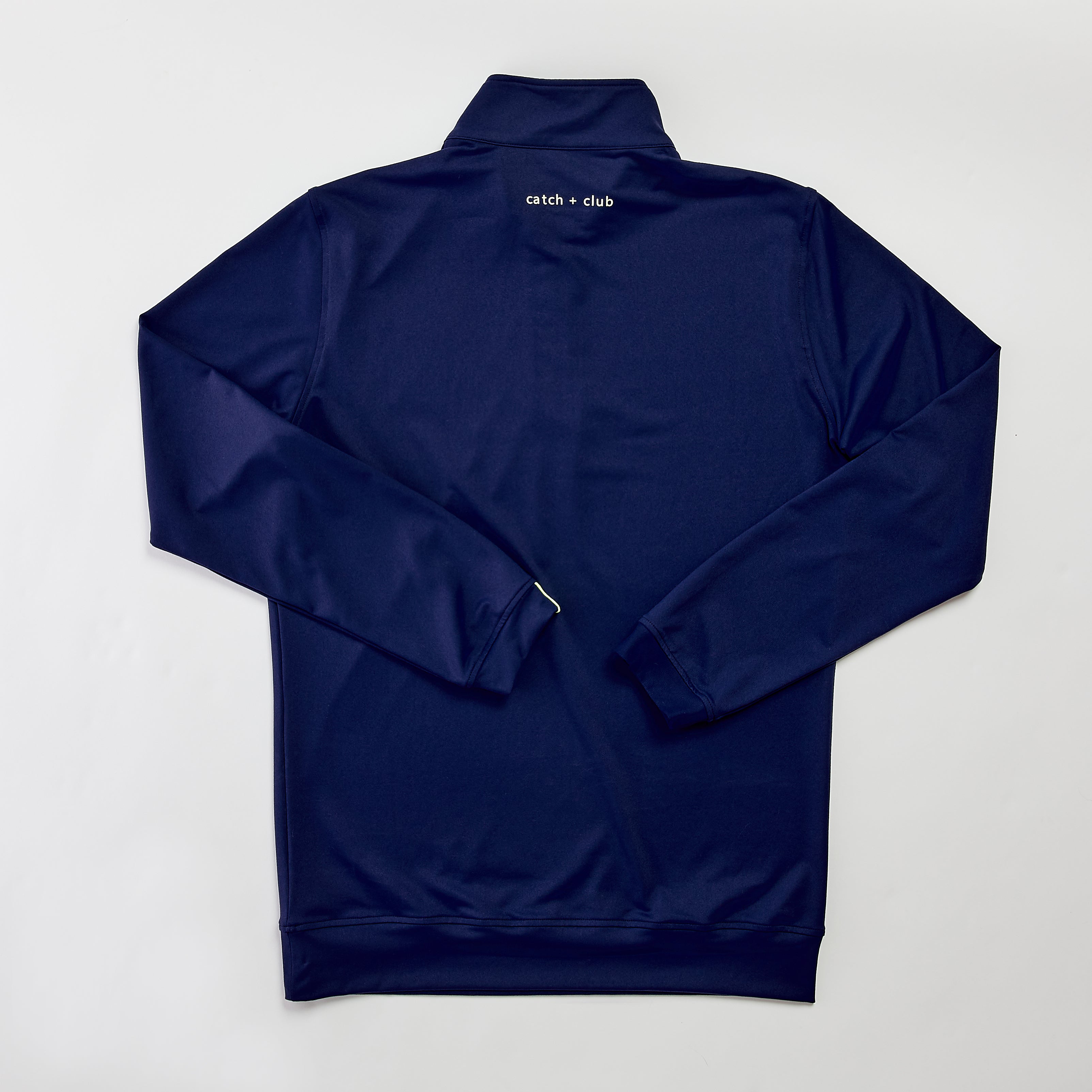 1/4 Zip Pullover Navy Catch + Club