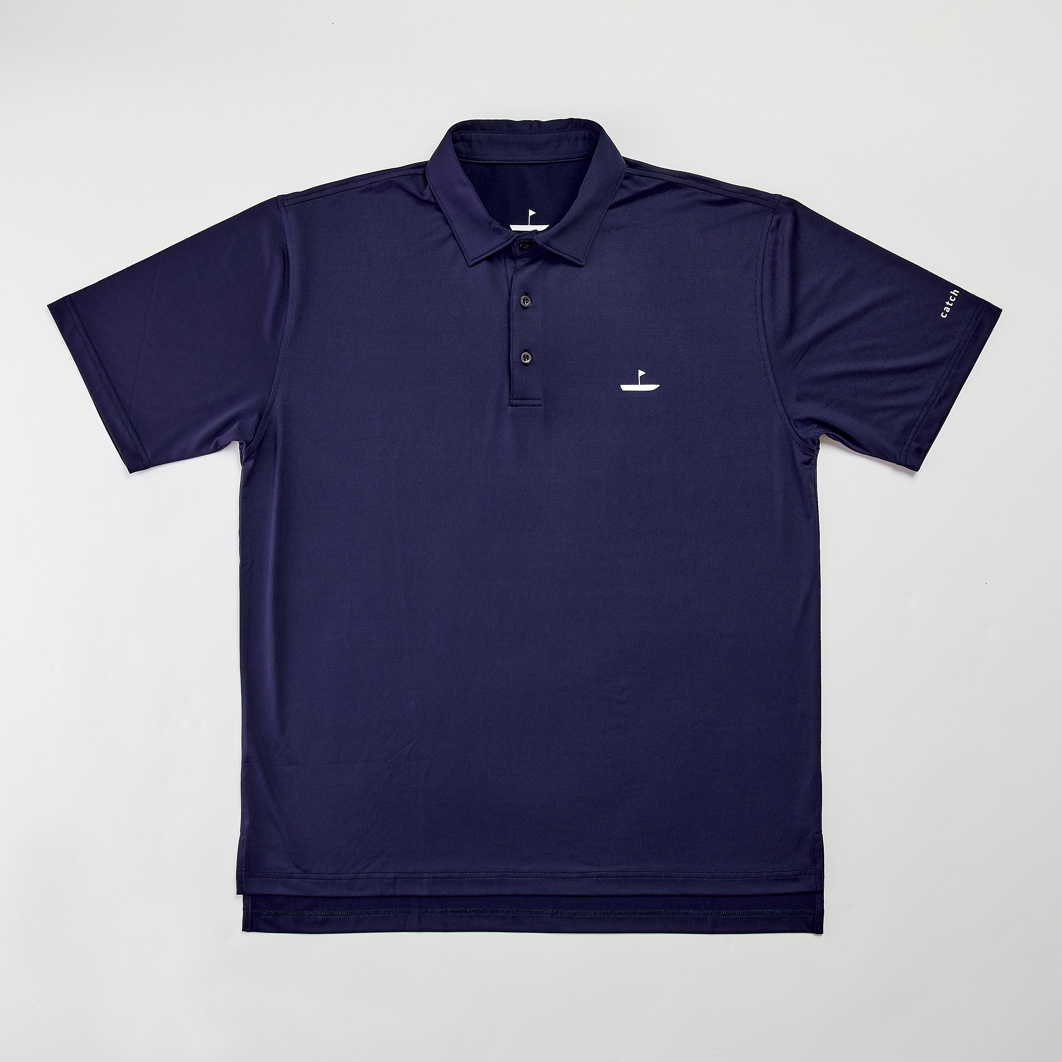Performance Golf Polo Navy Catch + Club