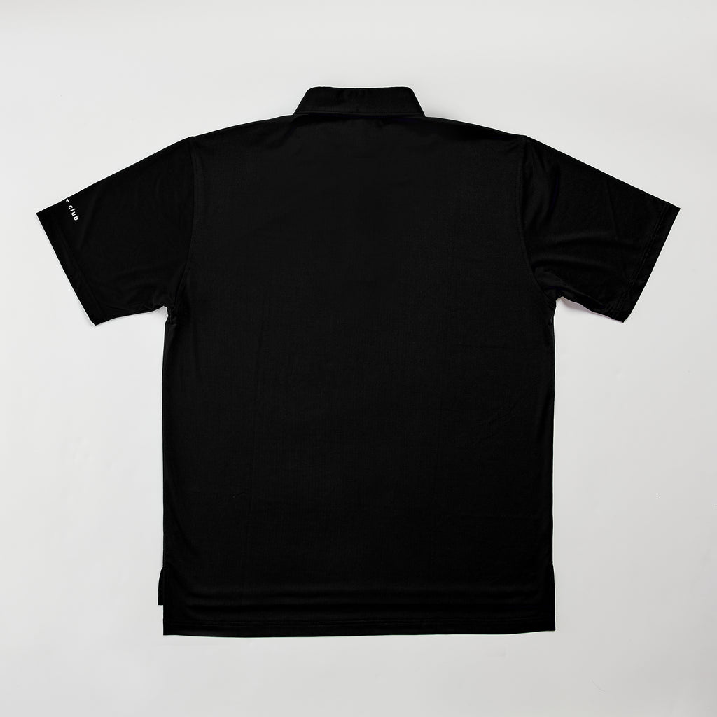 Performance Golf Polo Black Catch + Club