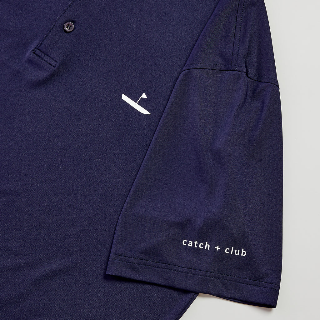 Performance Golf Polo Navy Catch + Club