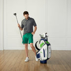 Performance Golf Polo Charcoal Catch + Club