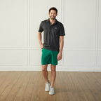 Performance Golf Polo Charcoal Catch + Club