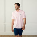 Performance Golf Polo Pink Catch + Club