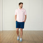 Performance Golf Polo Pink Catch + Club