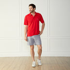 Performance Golf Polo Red Catch + Club