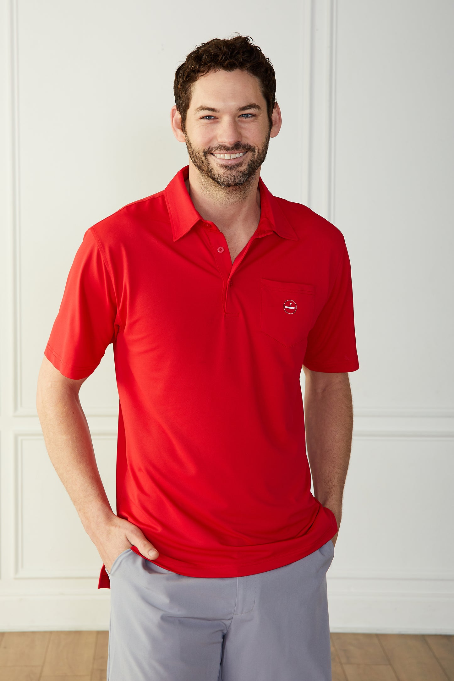Performance Golf Shirt - Red