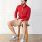 1/4 Zip Pullover Red