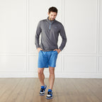 1/4 Zip Pullover Charcoal Catch + Club