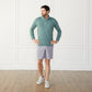 1/4 Zip Pullover Teal Catch + Club