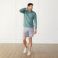 1/4 Zip Pullover Teal Catch + Club