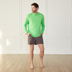 Performance Shorts Green Grey Catch + Club