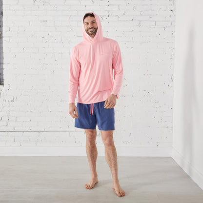 Performance Hoodie Coral Catch + Club