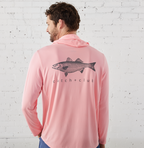 Performance Hoodie Coral Catch + Club