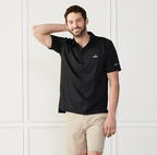 Performance Golf Polo Black Catch + Club