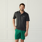Performance Golf Polo Charcoal Catch + Club
