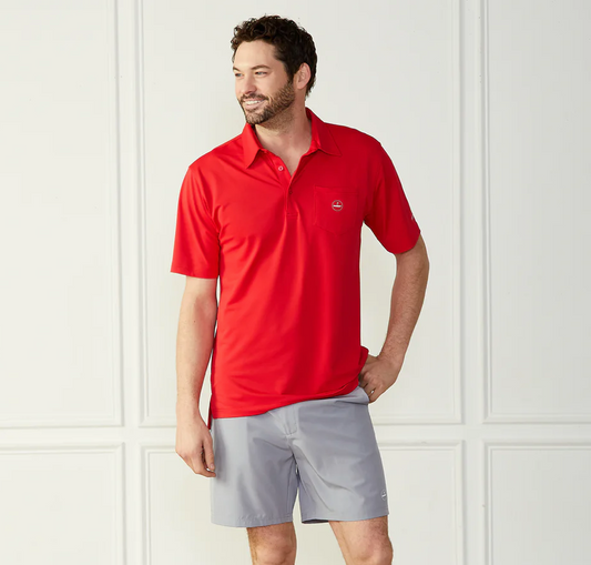 Performance Golf Polo Red